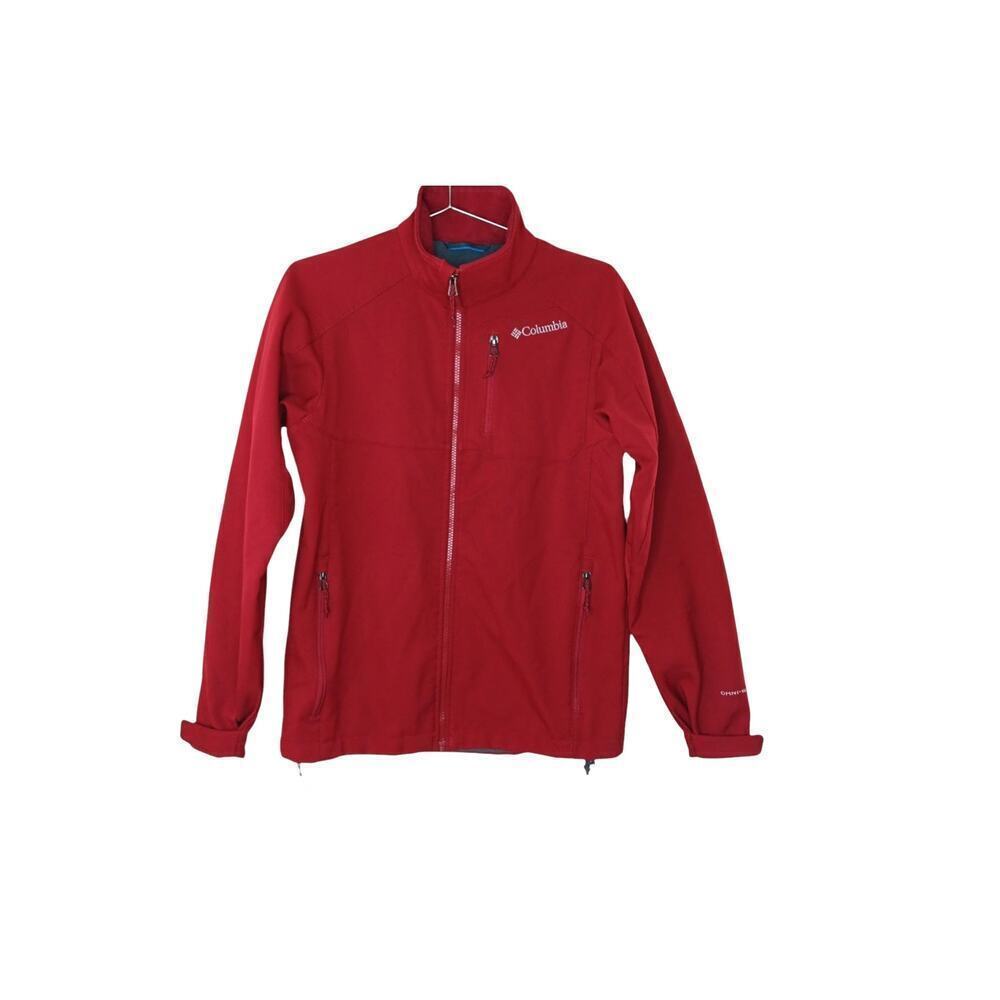Columbia Red Omni-Shield Softshell Jacket Women’s Small Wind Water Resistant - Picture 2 of 16